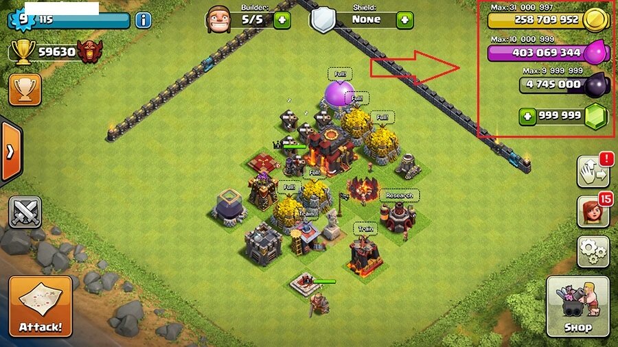 Download game hack clash of clans for android